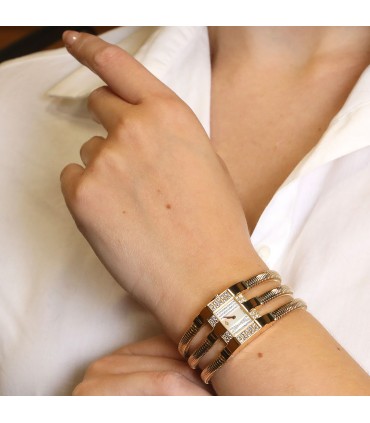 Van Cleef & Arpels diamonds, mother-of-pearl and gold watch
