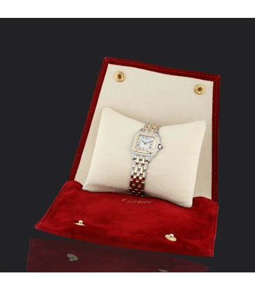 Cartier Panthère stainless steel and gold watch