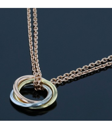 Cartier Trinity three tones gold necklace