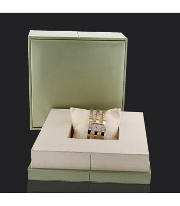 Van Cleef & Arpels diamonds, mother-of-pearl and gold watch