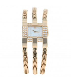 Van Cleef & Arpels diamonds, mother-of-pearl and gold watch