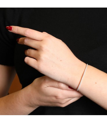 Messika diamonds and gold bracelet