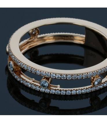 Messika Move Romane diamonds and gold ring