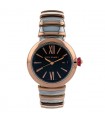 Bulgari Lvcea gold and stainless steel watch