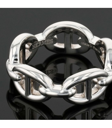 Hermès Chaîne d’Ancre silver ring