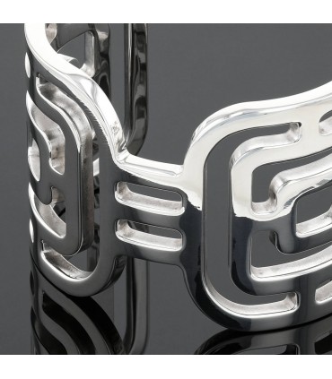 Hermès Arcane silver bracelet