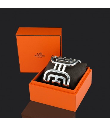 Hermès Arcane silver bracelet