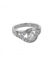 Bague or, diamants