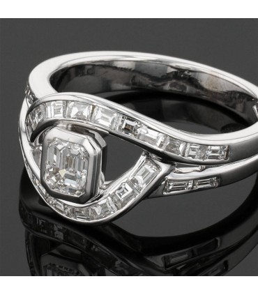 Bague or, diamants