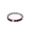 Alliance or, rubis, diamants