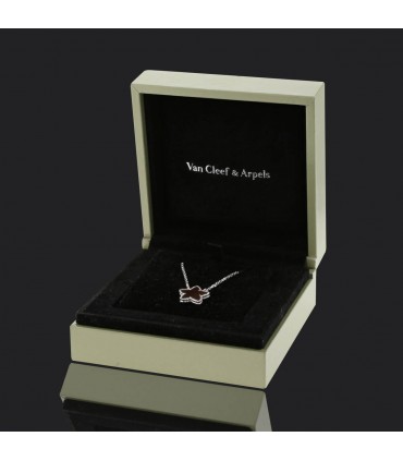 Van Cleef & Arpels Lucky Star mother-of-pearl and gold necklace