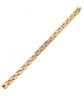 Cartier Tyrana diamonds and gold bracelet