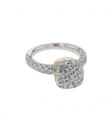 Pomellato Nudo diamonds and gold ring