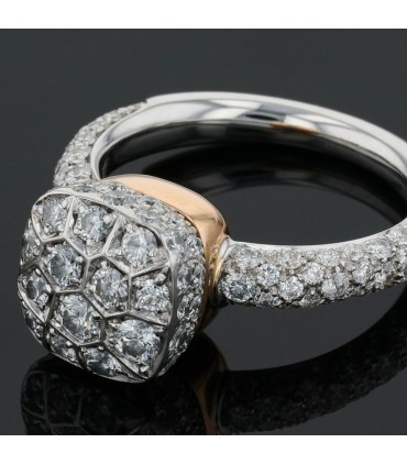 Pomellato Nudo diamonds and gold ring