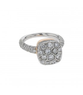 Pomellato Nudo diamonds and gold ring