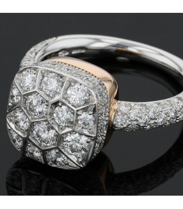 Pomellato Nudo diamonds and gold ring