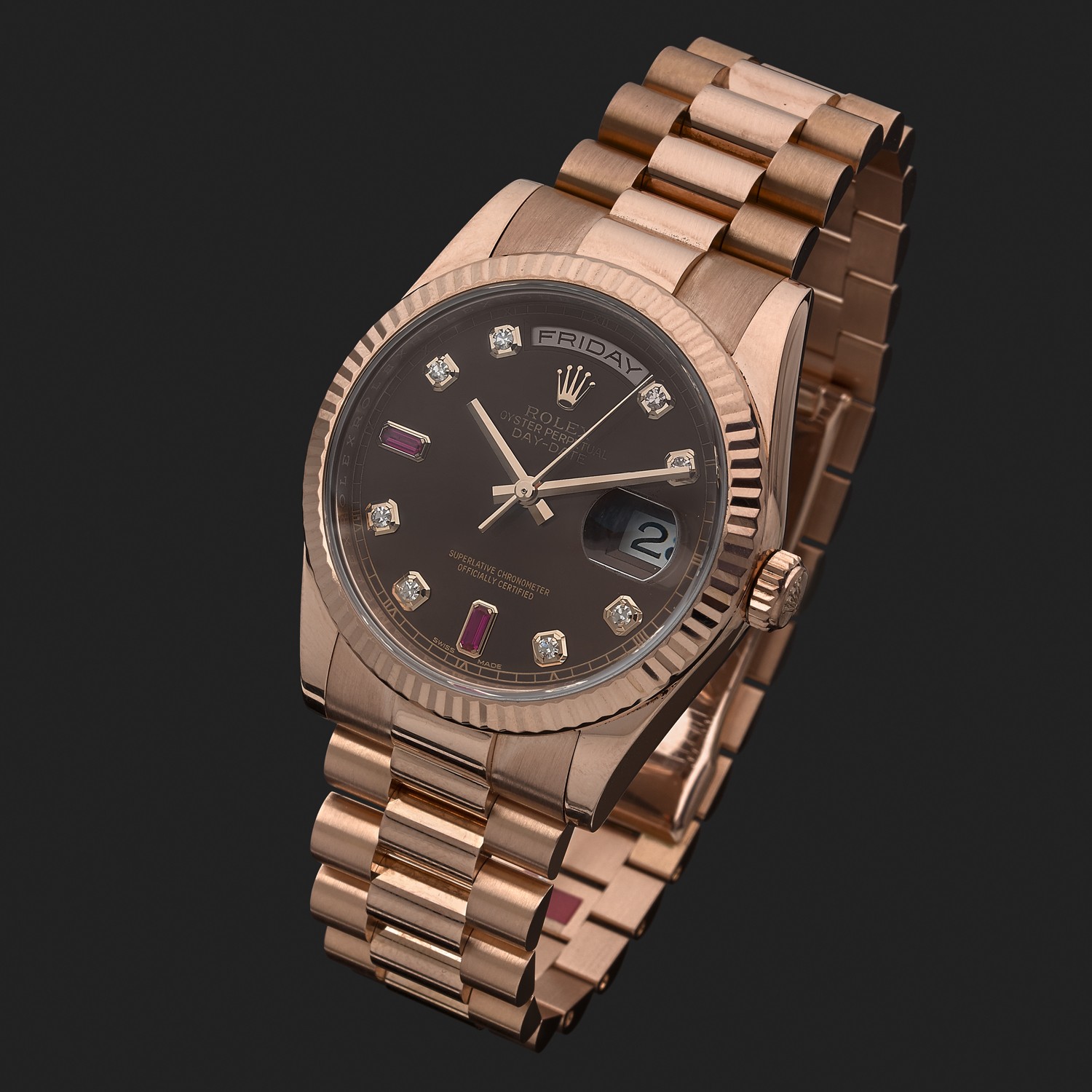 Rolex marron deals