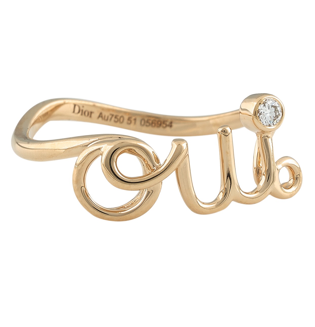 Bague oui dior occasion 2025