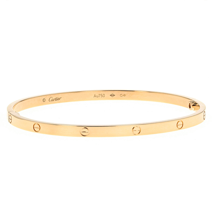 Size 19 cartier best sale love bracelet in inches