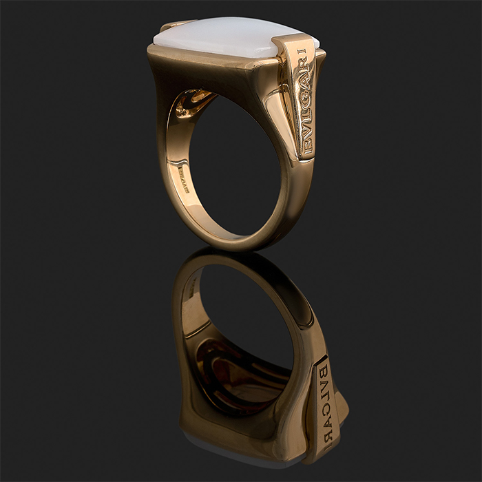 Bulgari Musa Topaz Diamond Rose Gold Ring – De Maria Jewelry