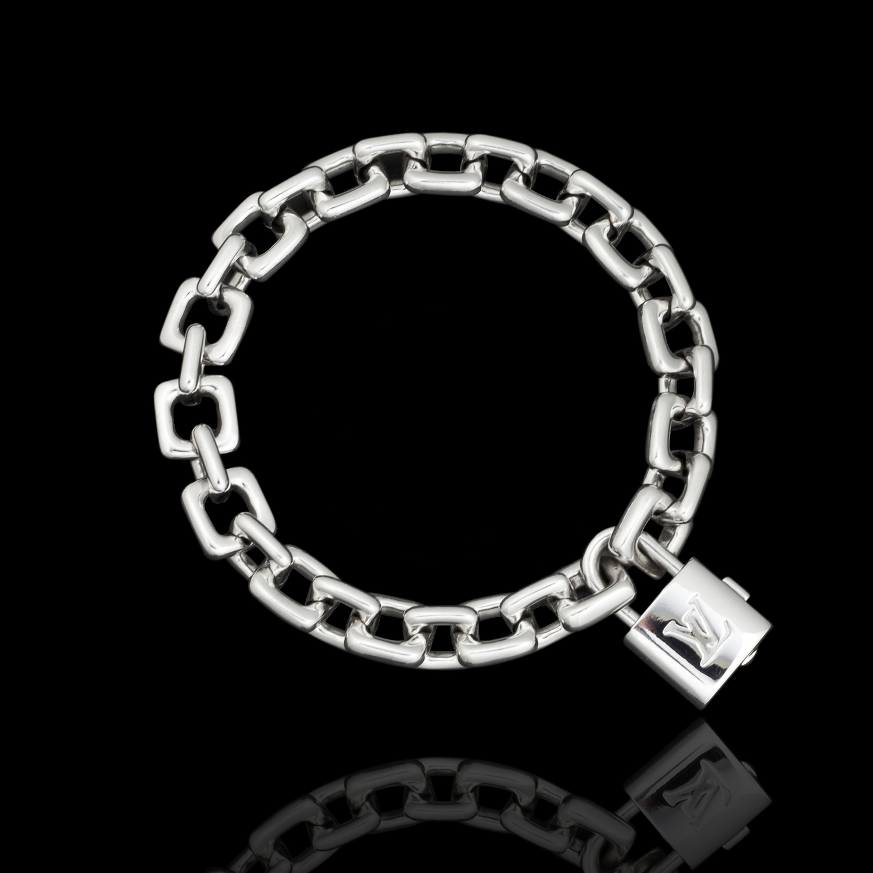 bracelet louis vuitton monogram chain m62486 gourmette