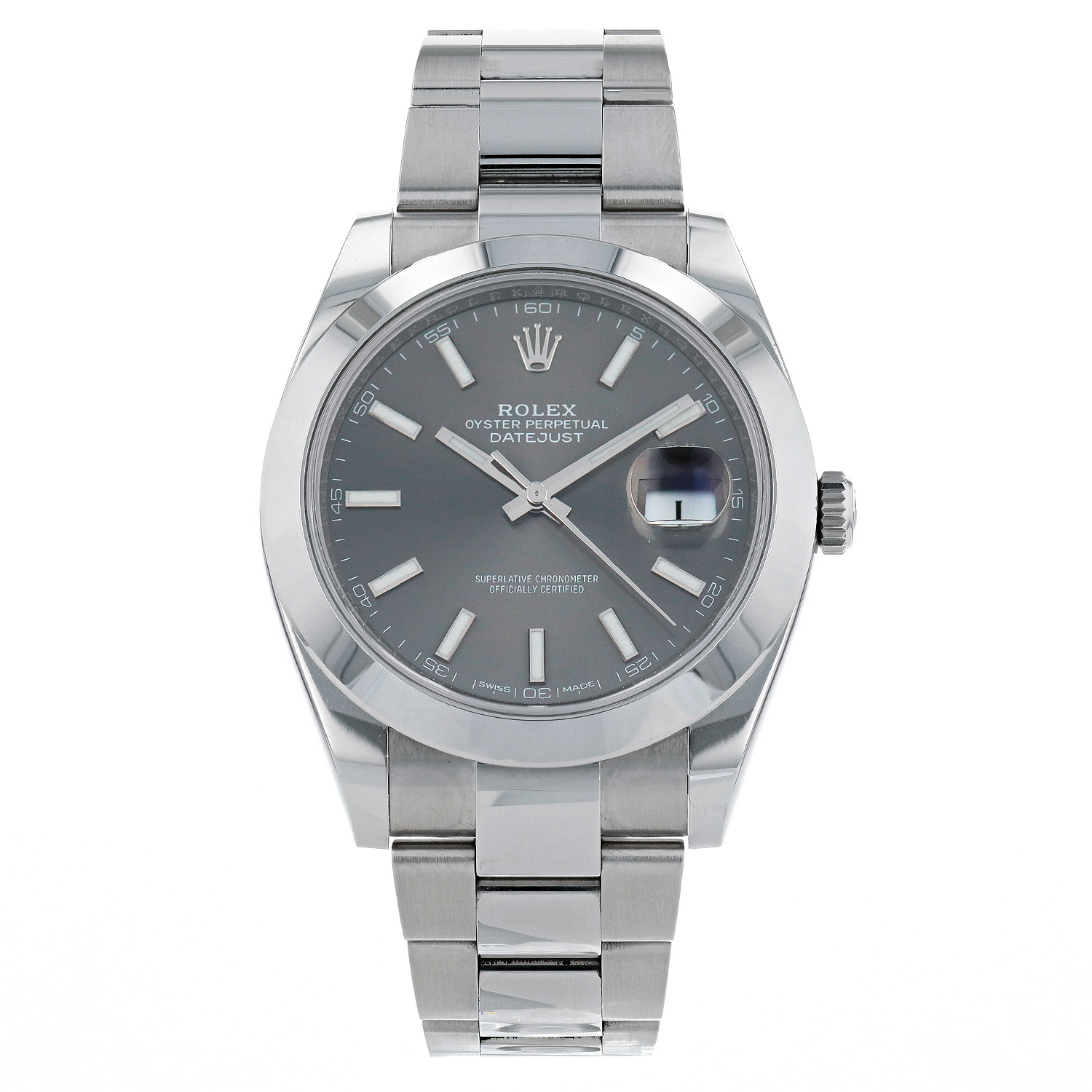 Rolex DateJust II stainless steel watch