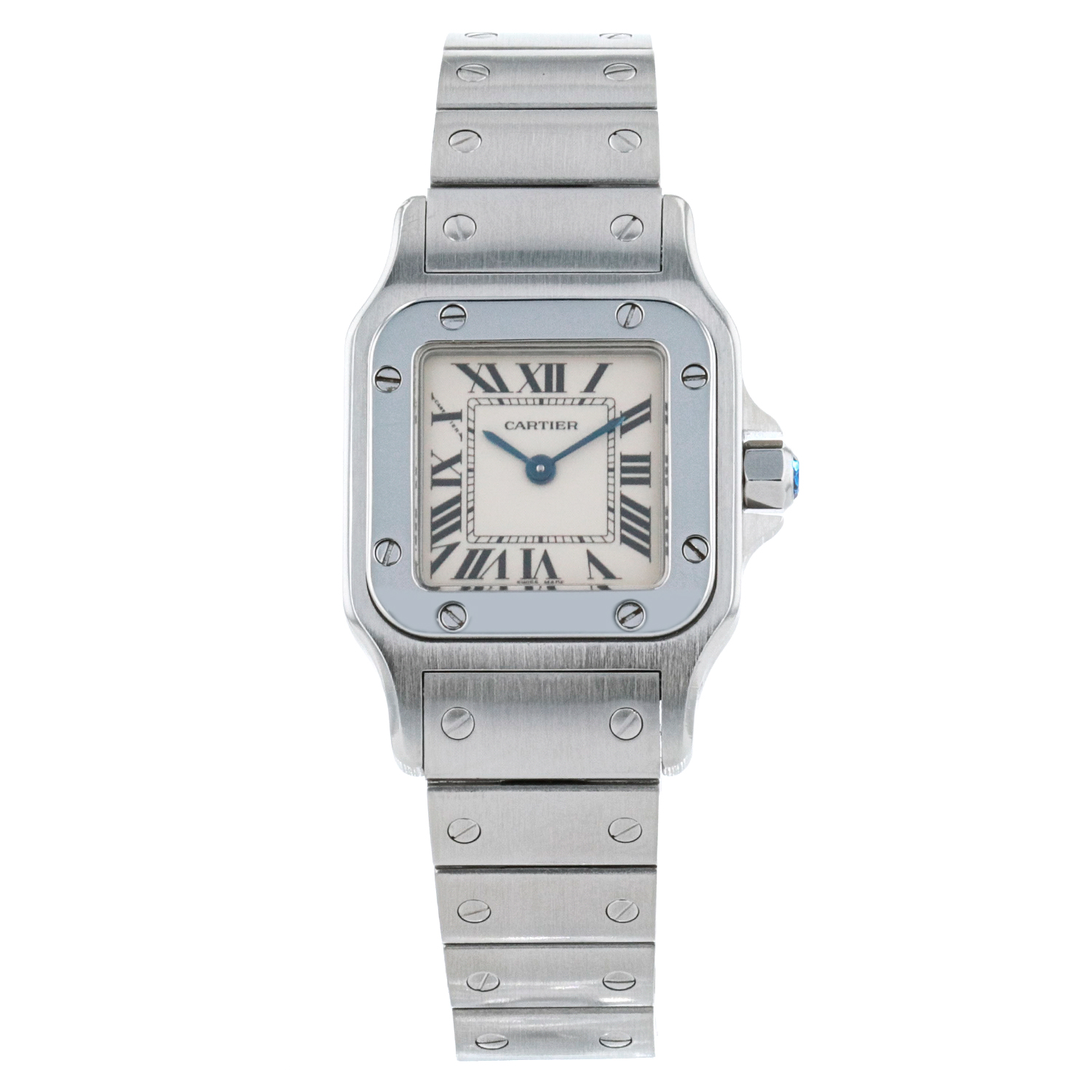 Cartier Santos Galbée stainless watch
