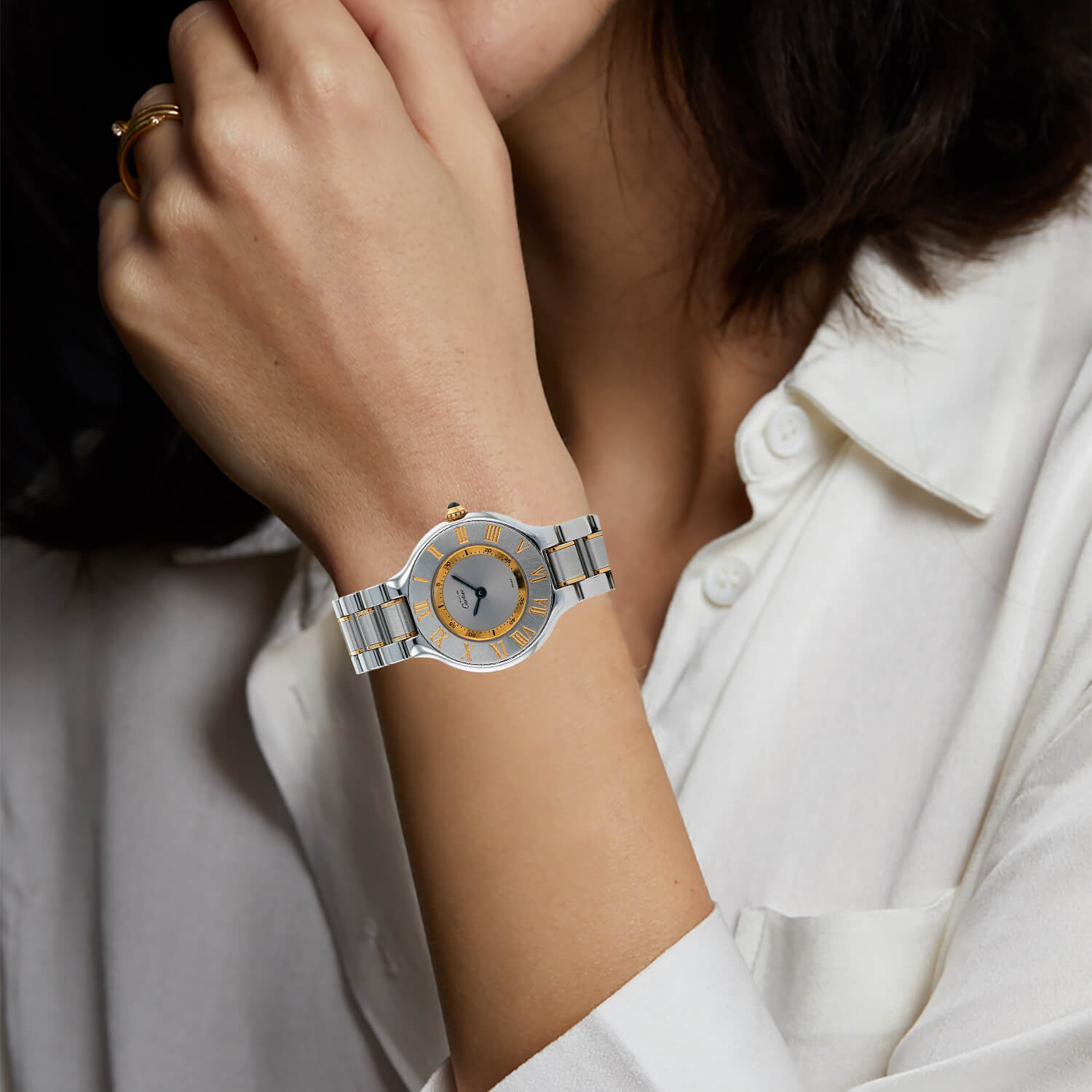 Cartier Must 21 stainless steel watch