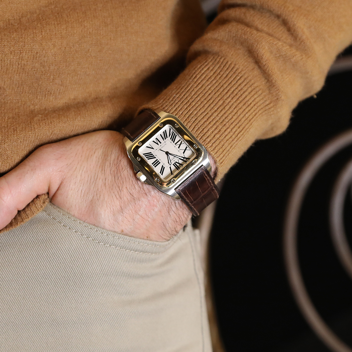 Cartier Santos 100 watch