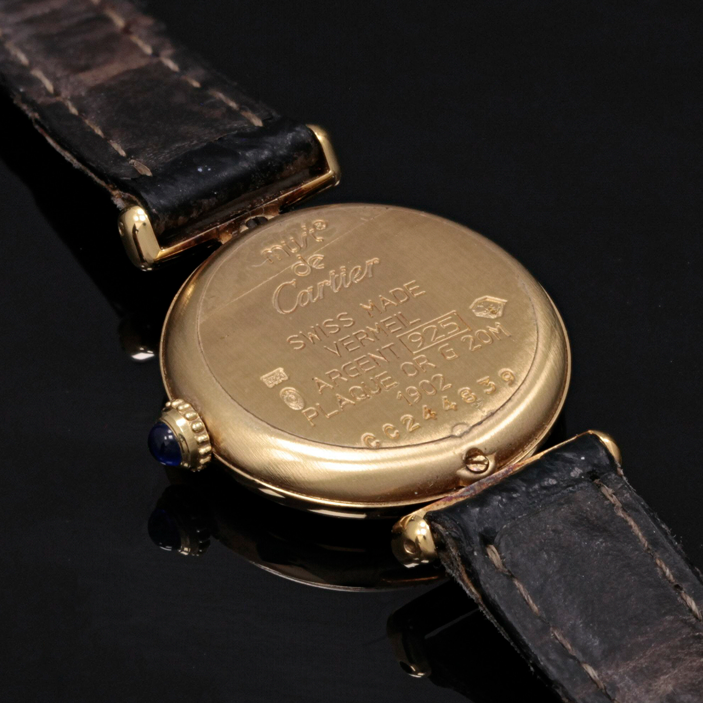 Montre cartier on sale vermeil