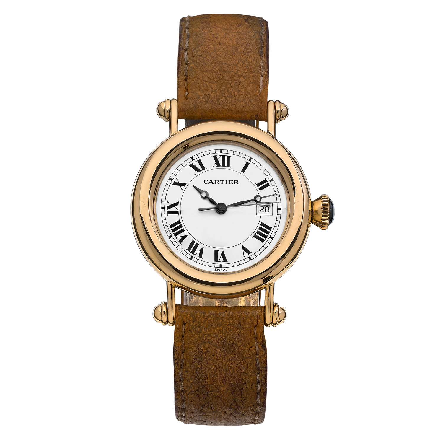 Cartier Diabolo gold watch