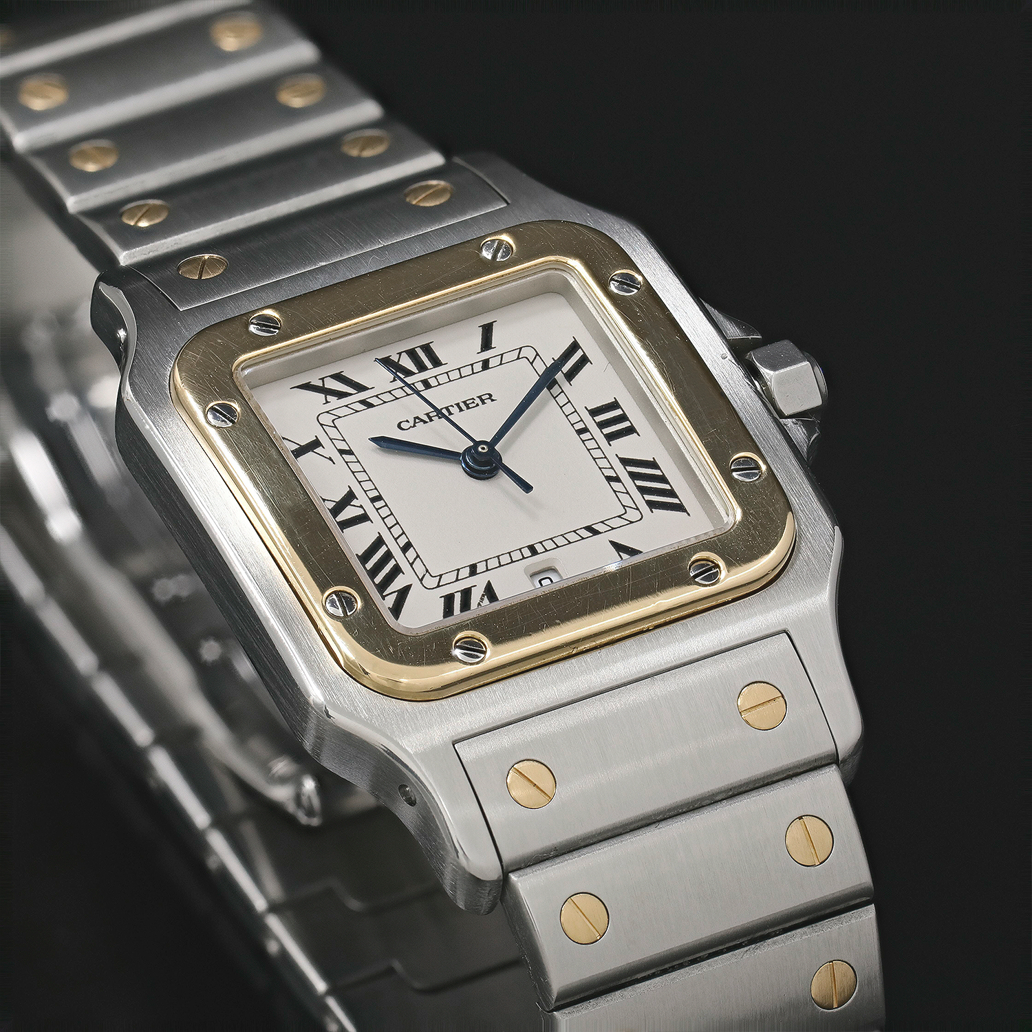 Cartier Santos Galbée stainless steel 