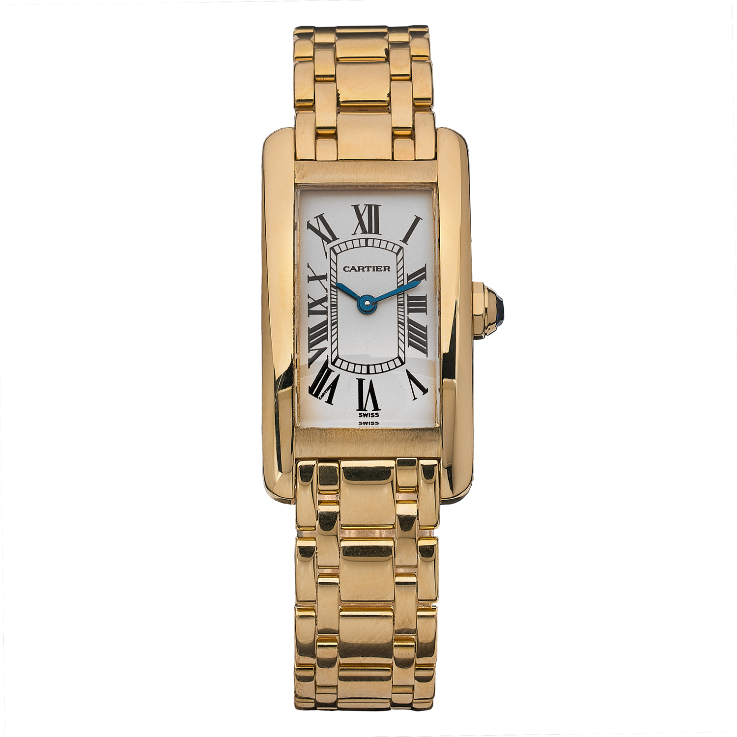 Montre cartier store tank americaine