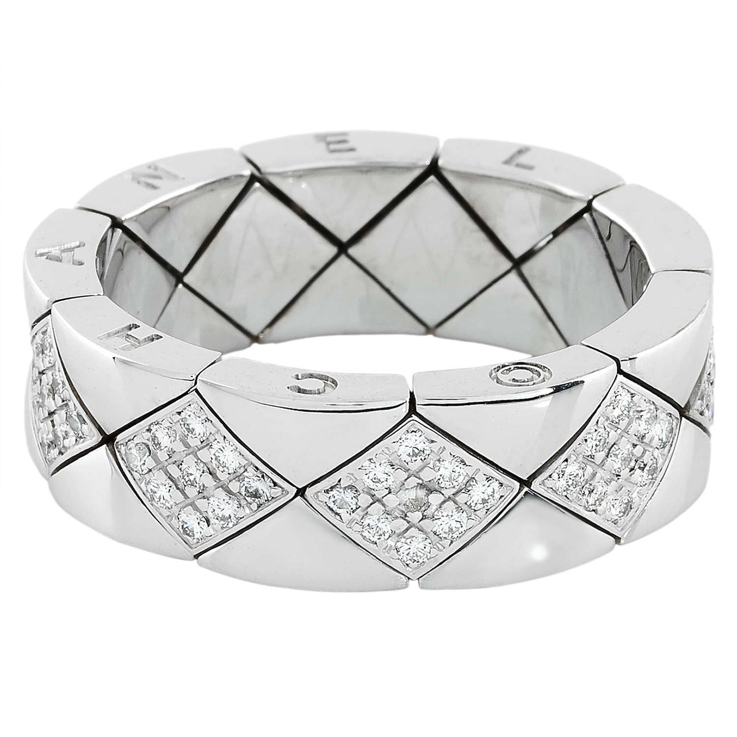 Bague chanel matelassée outlet