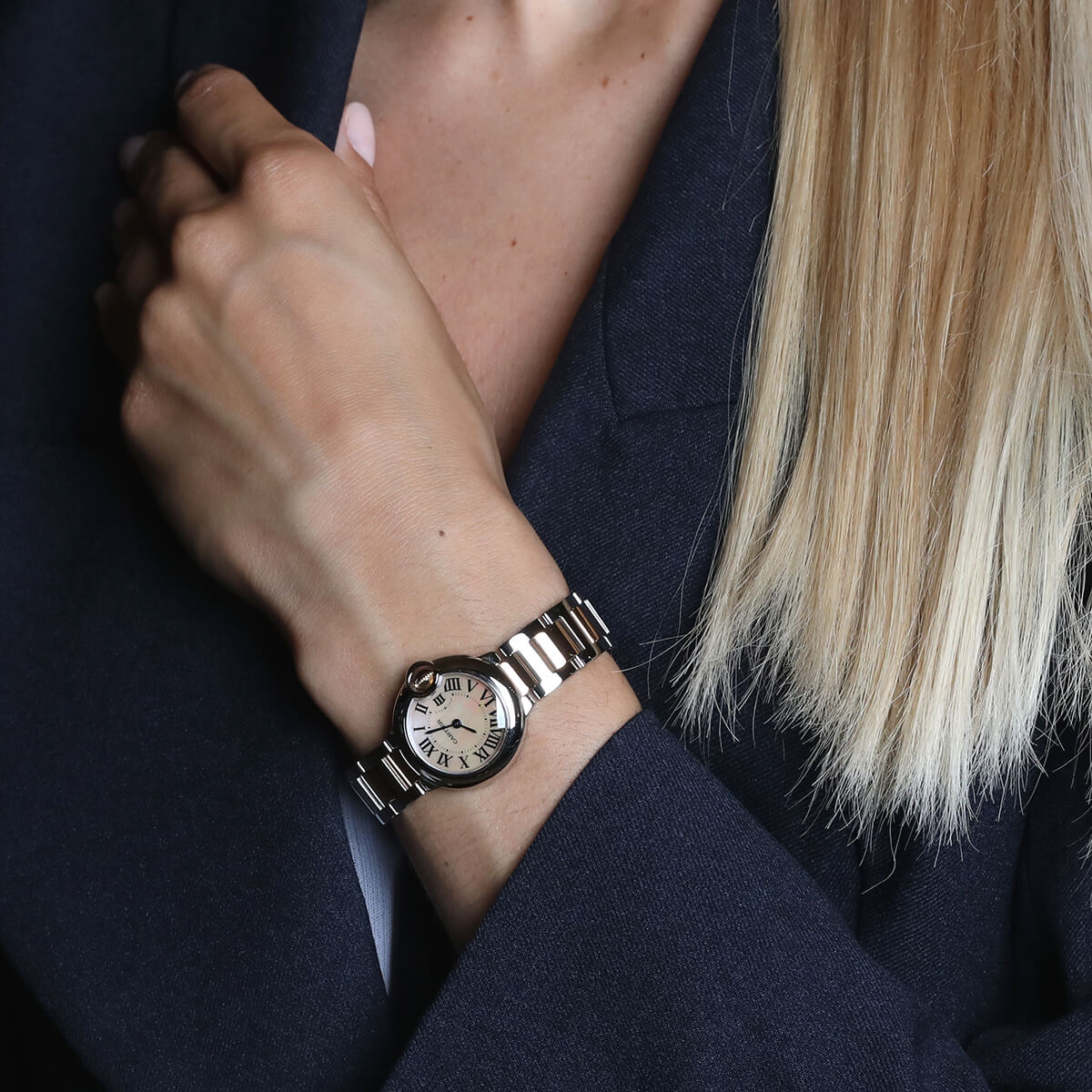 Cartier 28mm ballon bleu deals