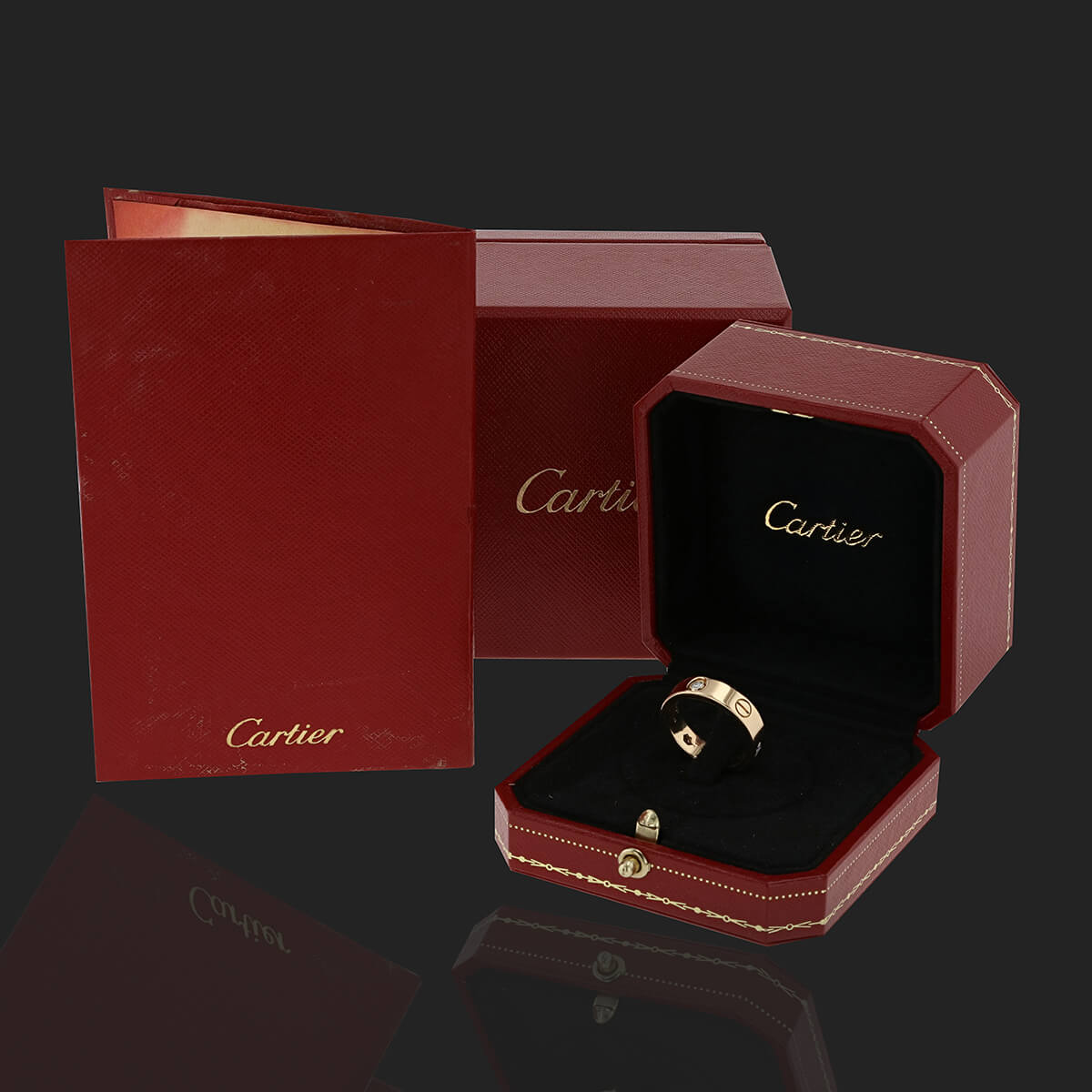 Bague cartier 2025 love 3 diamants