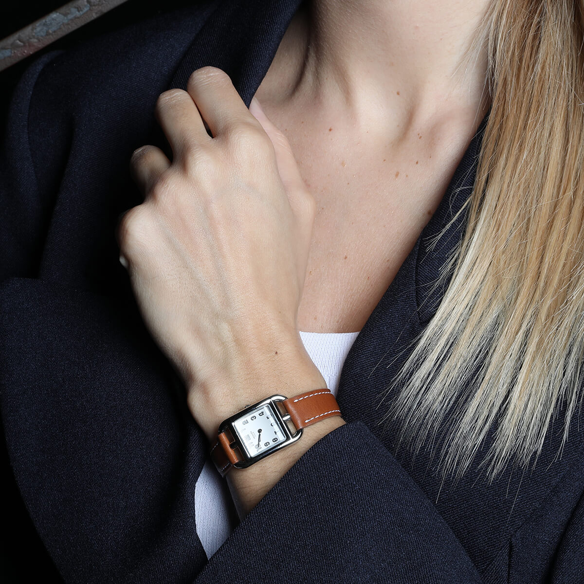 Herm s Cape Cod stainless steel watch