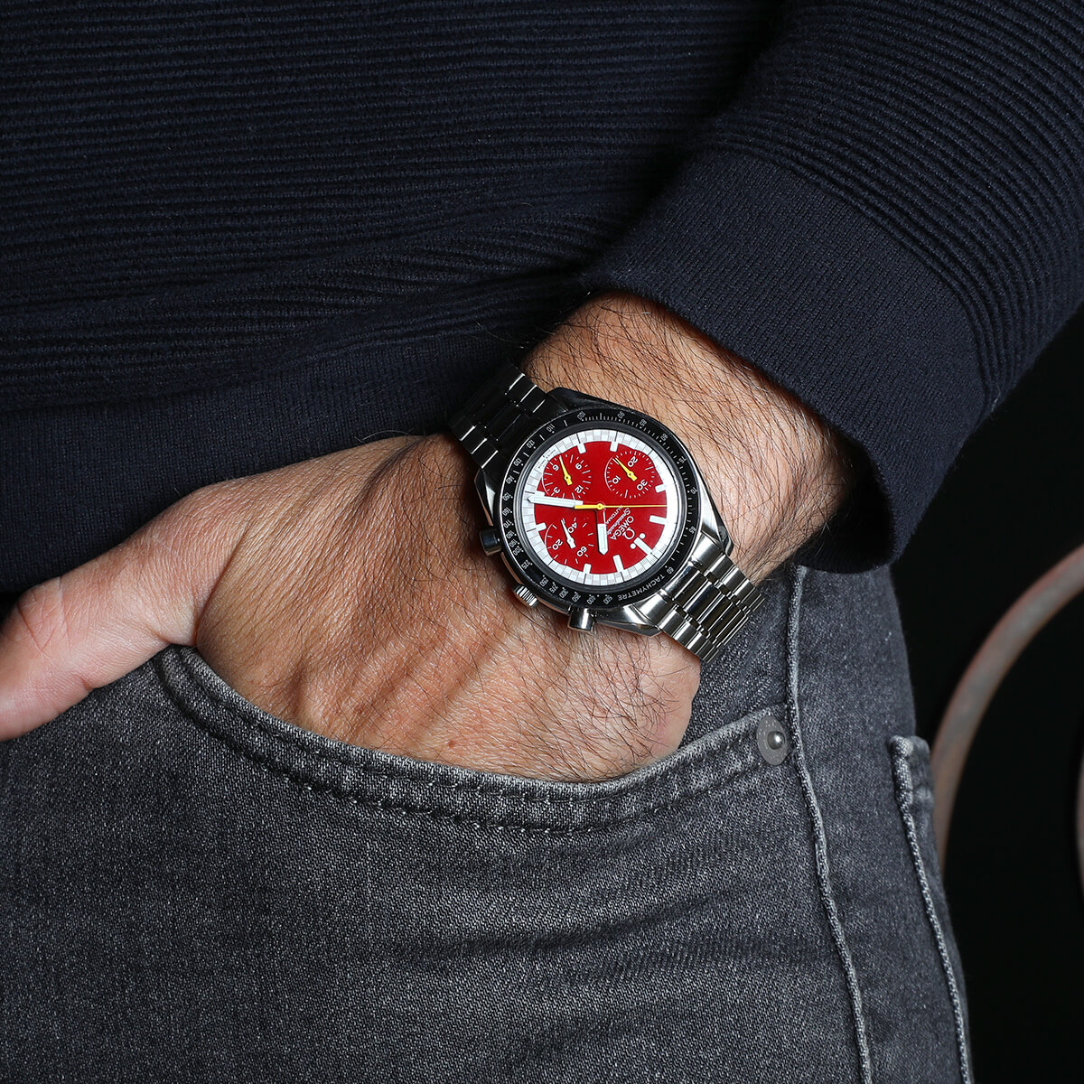 Speedmaster schumacher red on sale