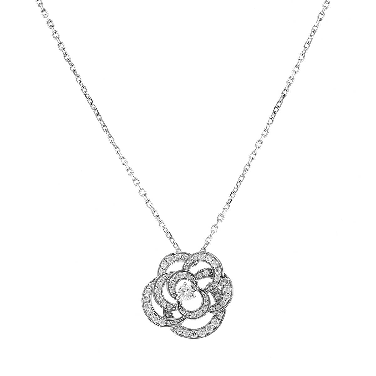 Chanel Fil de Cam lia diamonds and gold necklace
