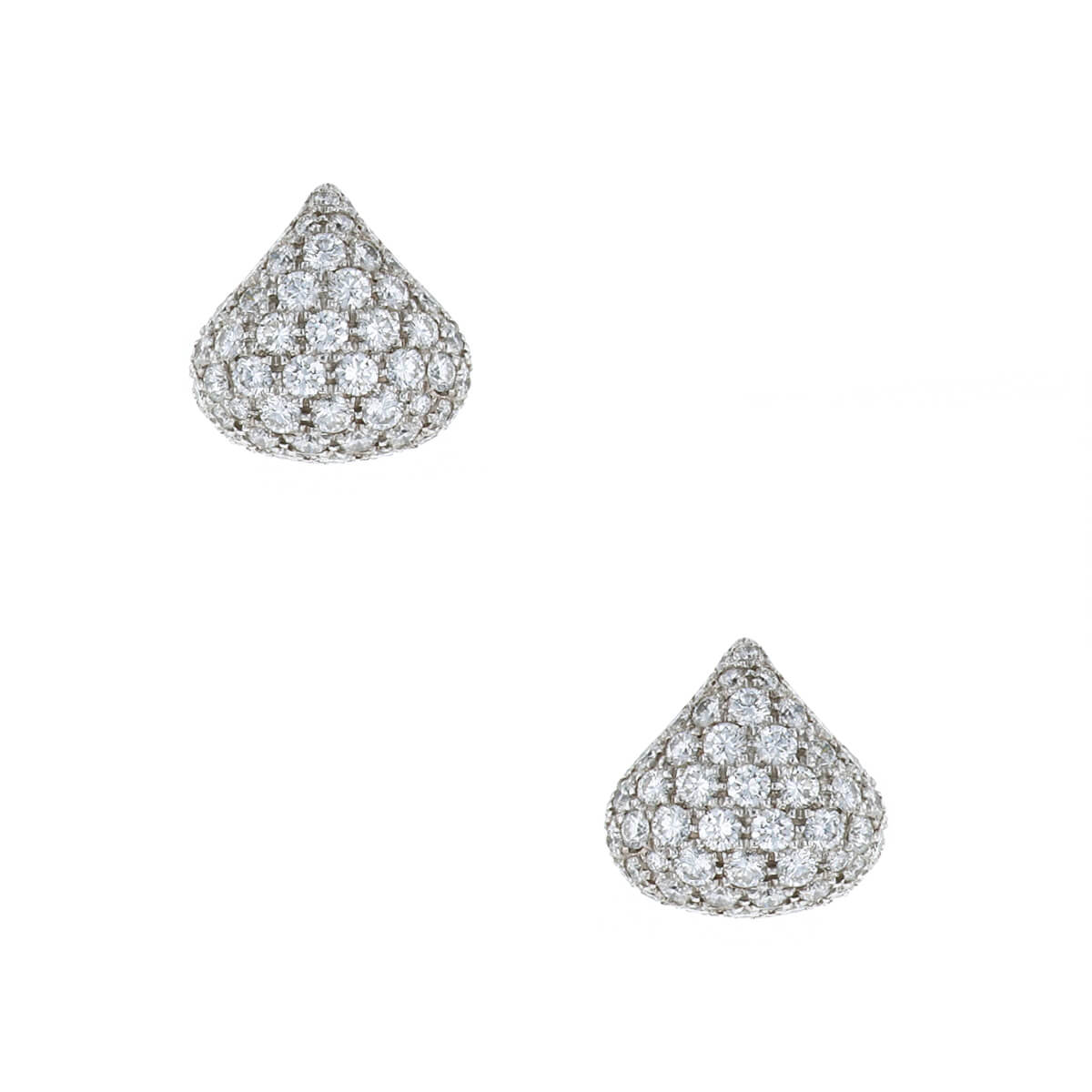 Chopard Pushkin diamonds and gold earrings