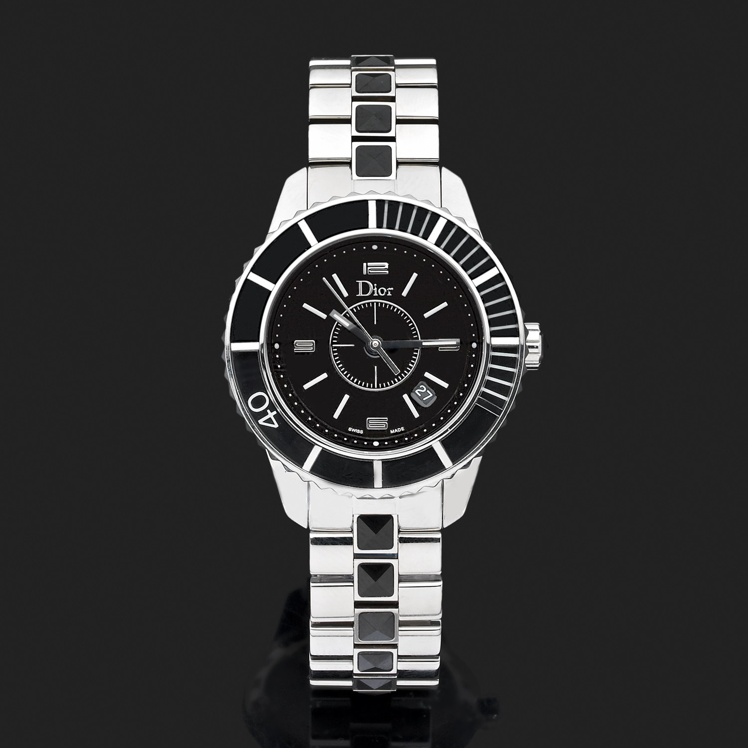 Montre dior top femme noir