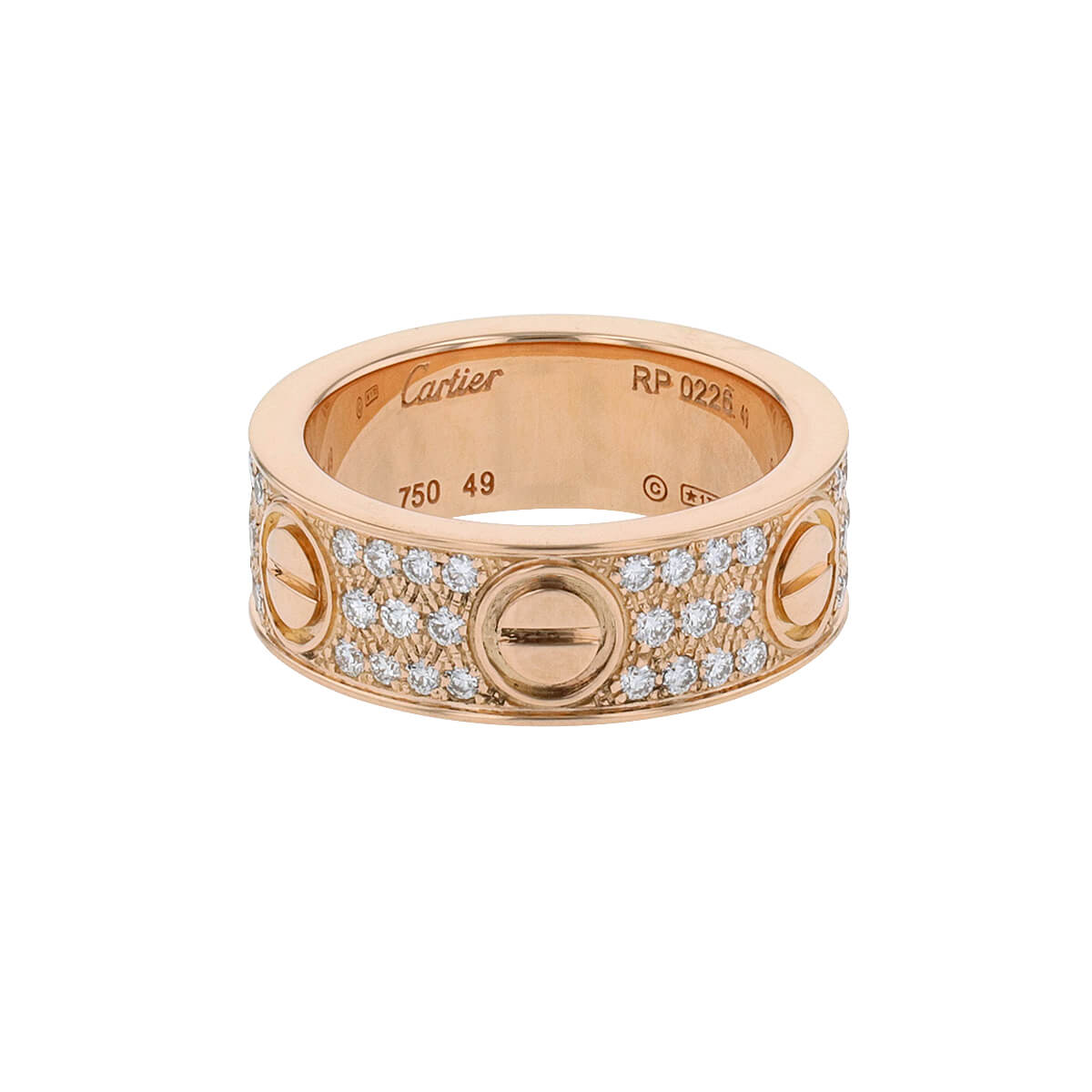 Cartier 1 store diamond love ring