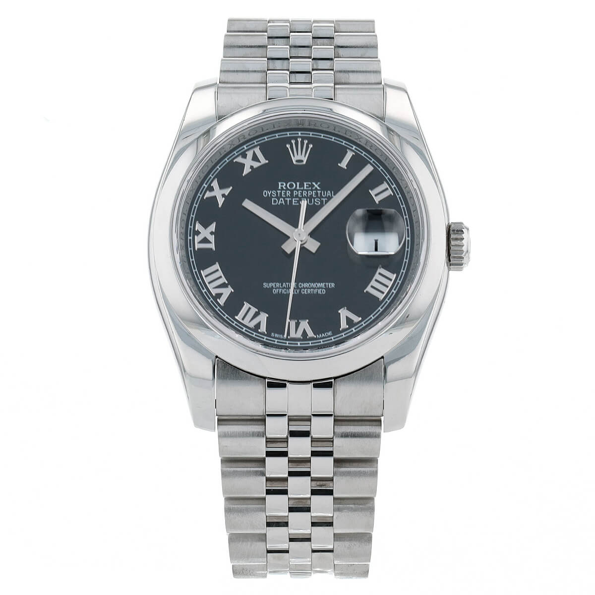 Rolex DateJust stainless steel watch Circa 2012