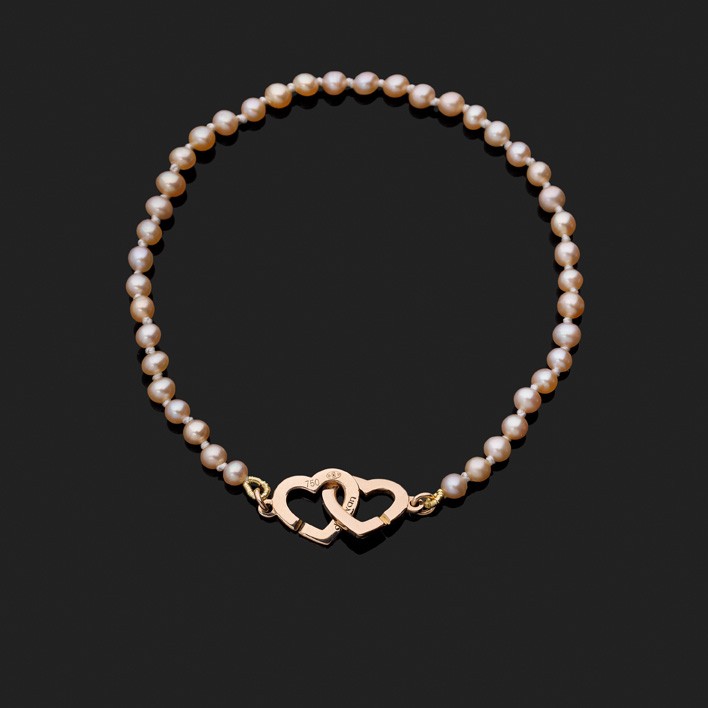 Bracelet double coeur dinh van hotsell