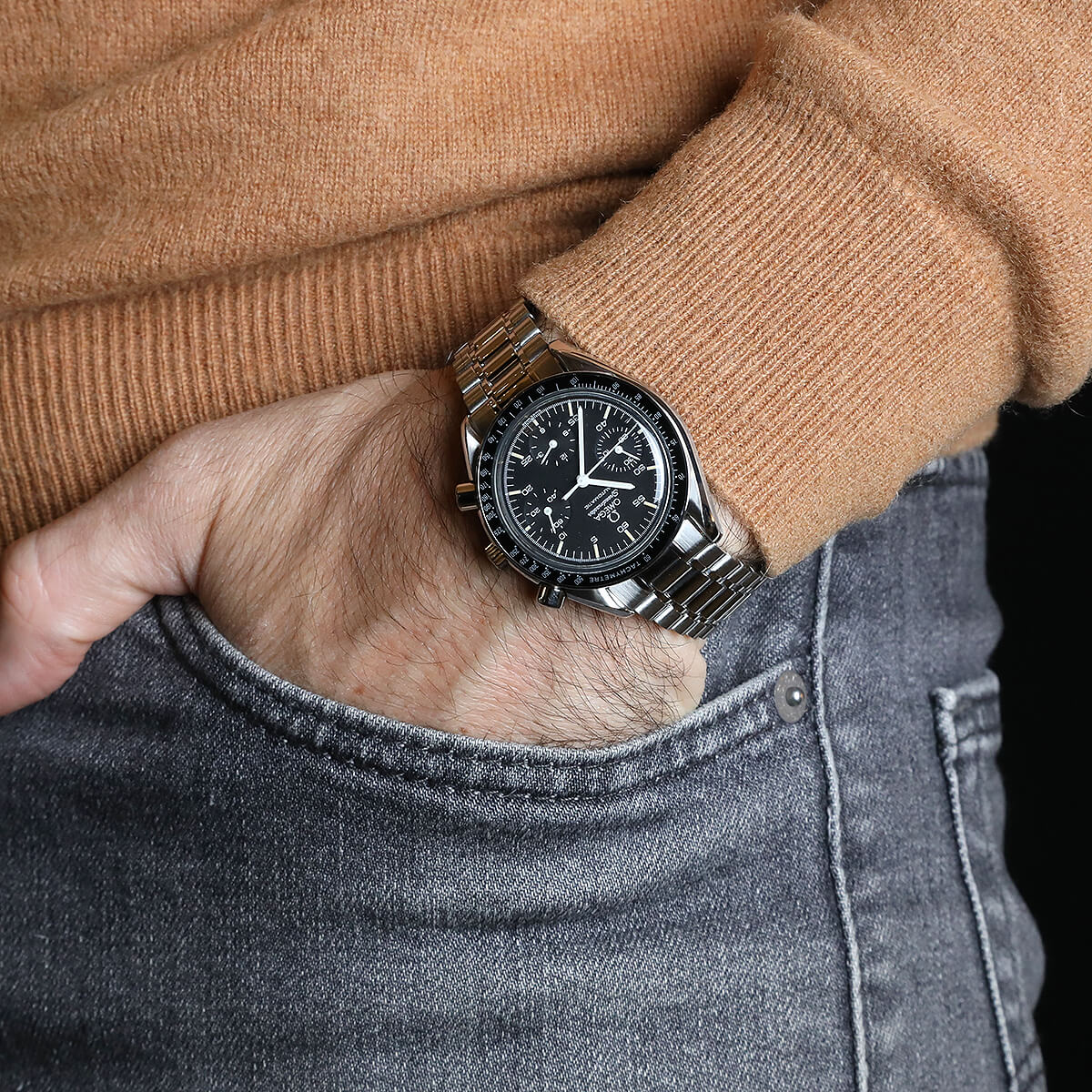Bracelet cuir top omega