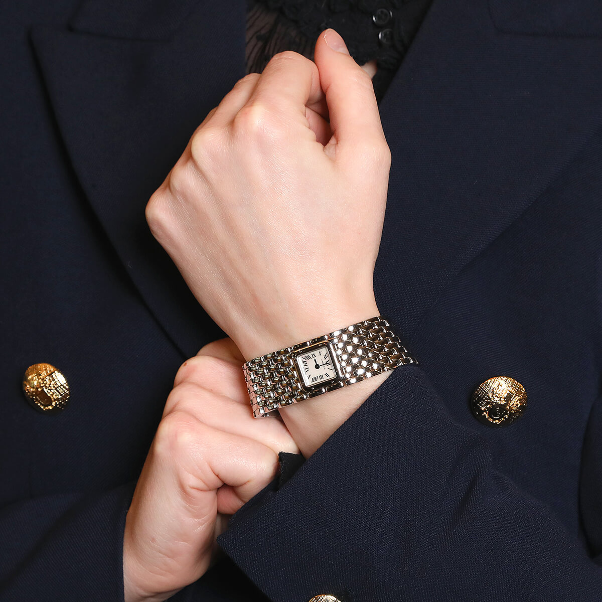 Cartier Panthere Ruban stainless steel watch