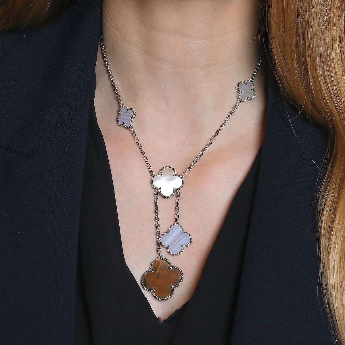 Collier WG131 - Céramique Et Chrome - Marque Genève - Occasion Bon état