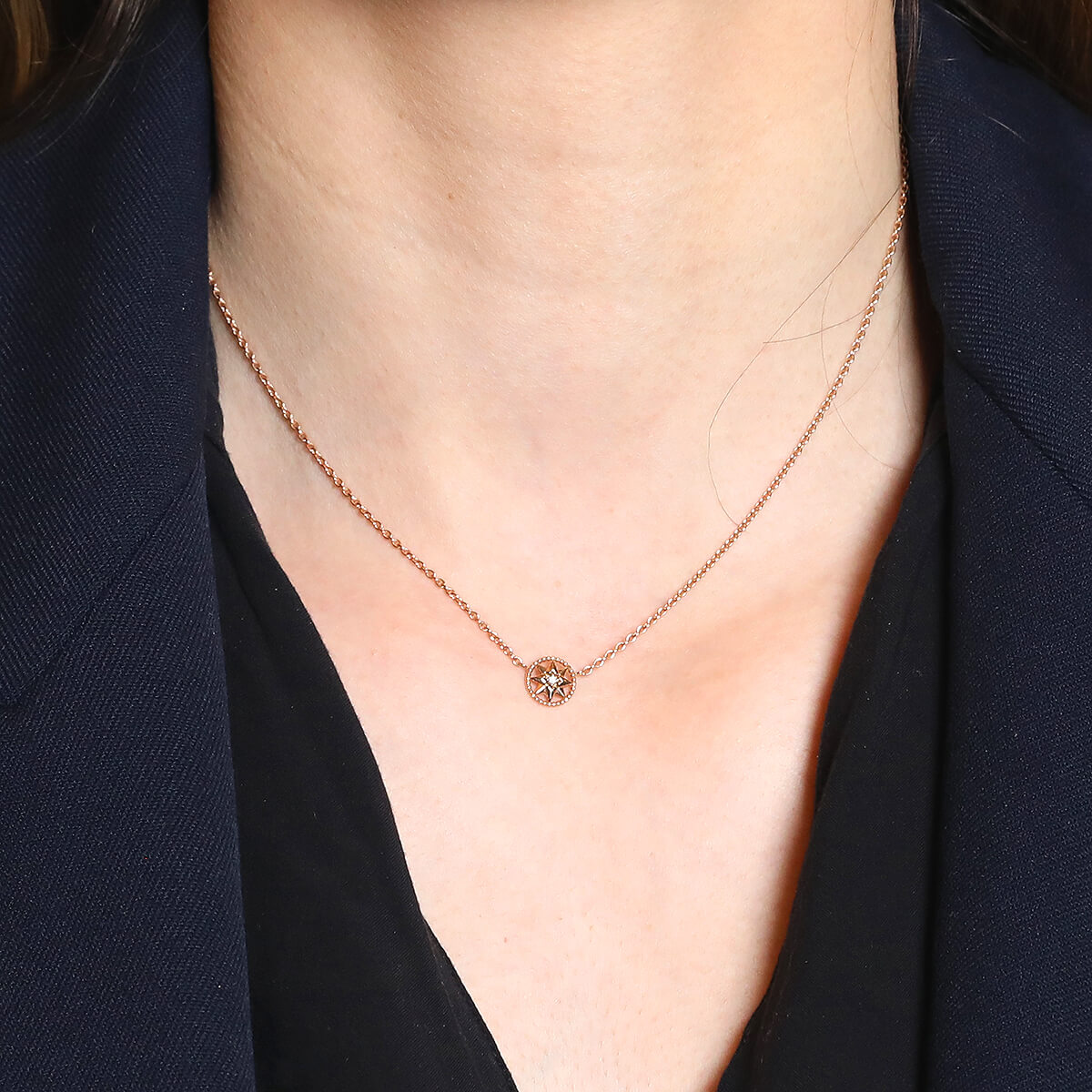 値下げ】DIOR Rose des Vents ネックレス モチーフネックレス 