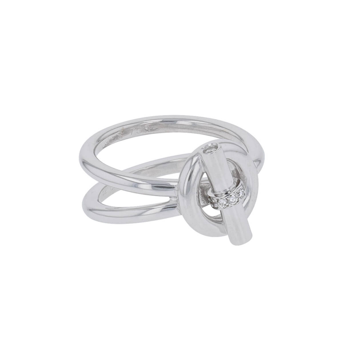 Bague croisette shop moyen modele hermes
