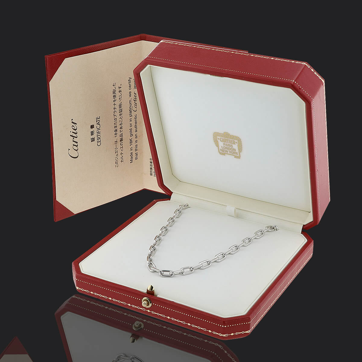 Cartier Spartacus gold necklace